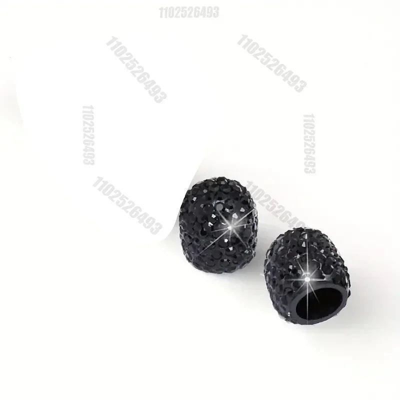 4pcs Diamond Crystal Car Tire Valve Caps Shining Dust-proof Wheel Valve Cover Vehicle Bling Valve Cap Car Styling Amagi