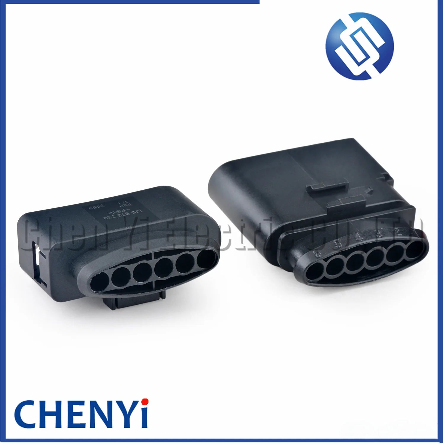 6 Pin 3.5mm female or male auto waterproof cable electrical pump connector ignition coil wire harness plug 1J0973726 1J0 973 726
