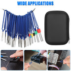 36Pcs Terminal Removal Tool Kit Depinning Tool Electrical Connector Pin Removal Car Optional Wire Terminal Removal Tools