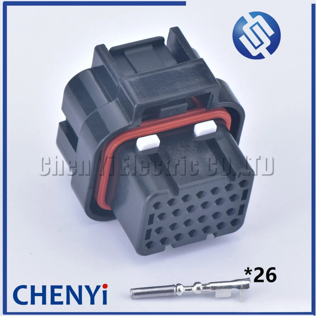 26 Pin Automotive Connector Electrical wire harness plug 6437288-4 3-1437290-8 For PCB ECU