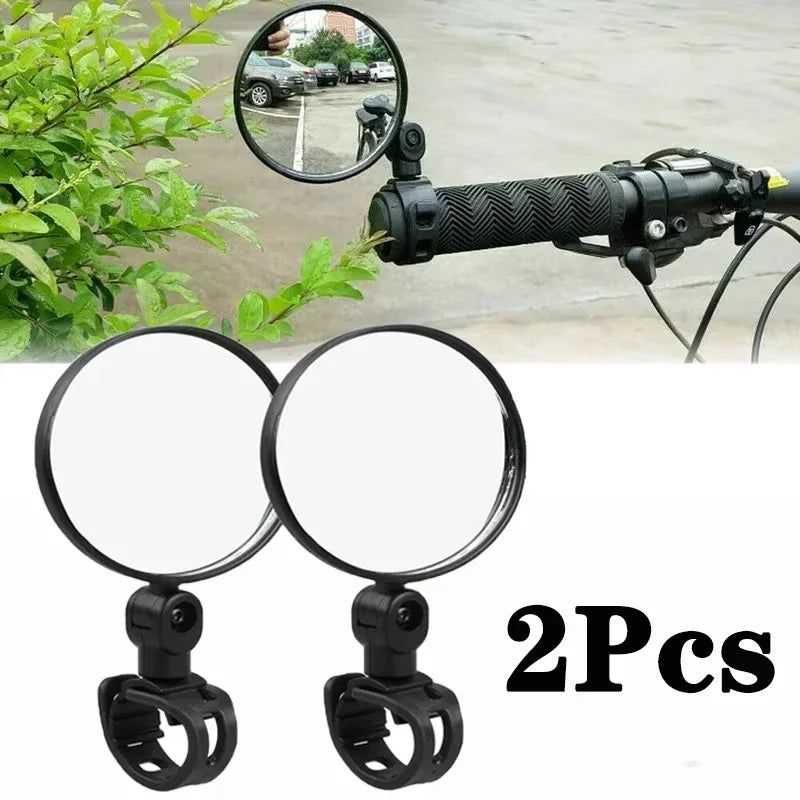 Universal Bicycle Handlebar Mirror 360° Adjustable Rear View for Bike Motorcycle Cycling Safety Amagi Mount Design Amagi