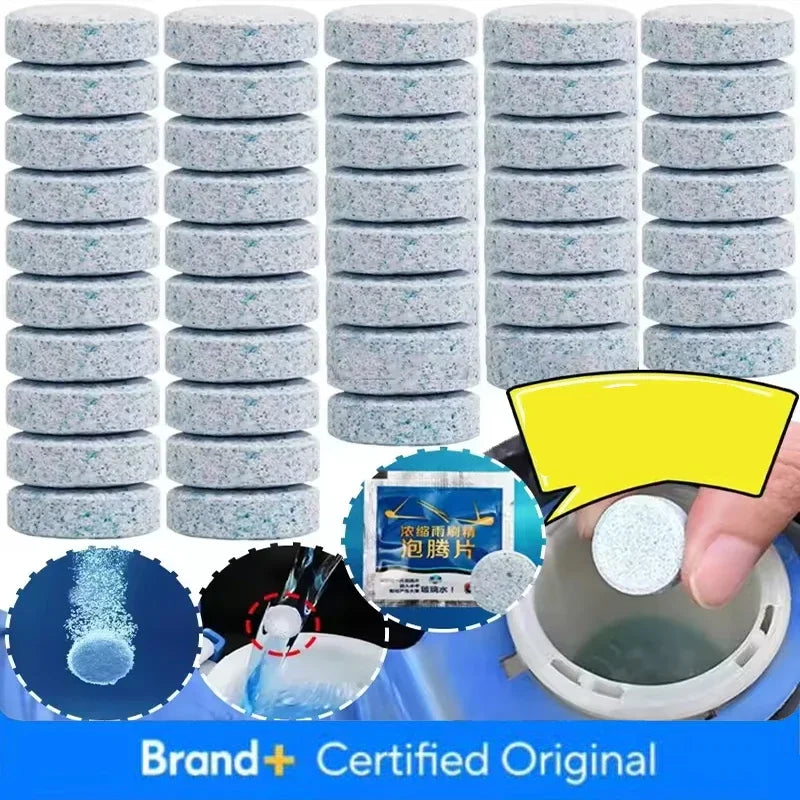 Car Windscreen Wiper Solid Cleaner Effervescent Tablets Cleaning Universal Windshield Window Glass Water Dust Washing Amagi
