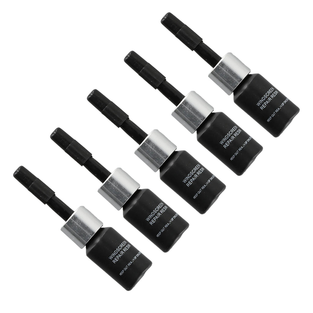 5PCS Automotive Windshield Glass Crack Nano Repair Fluid Car Resin Scratch Crack Restore Fluid Glass Curing Glue Car Accessories