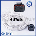 34 Pin/way ECU Auto Computer Connector PCB plug Socket Oil Gas connector plug With 2 meter Cable Wire 4-1437290-1 6437288-2