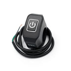 Motorcycle Modified Switch Waterproof Button with LED Light Headlight Horn Control ON OFF Buttton Handlebar Mount Accessories