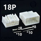 18 Pin Automotive connector Car mounted Radio CD player DSP amplifier harness plug MG644416 For Hundai Kia