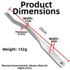 1 PCS  Sun Visor Removal  Tool Stainless Steel Sunshade  Clip Pry Bar For Car Interior Car Roof  Handle Removal Tools