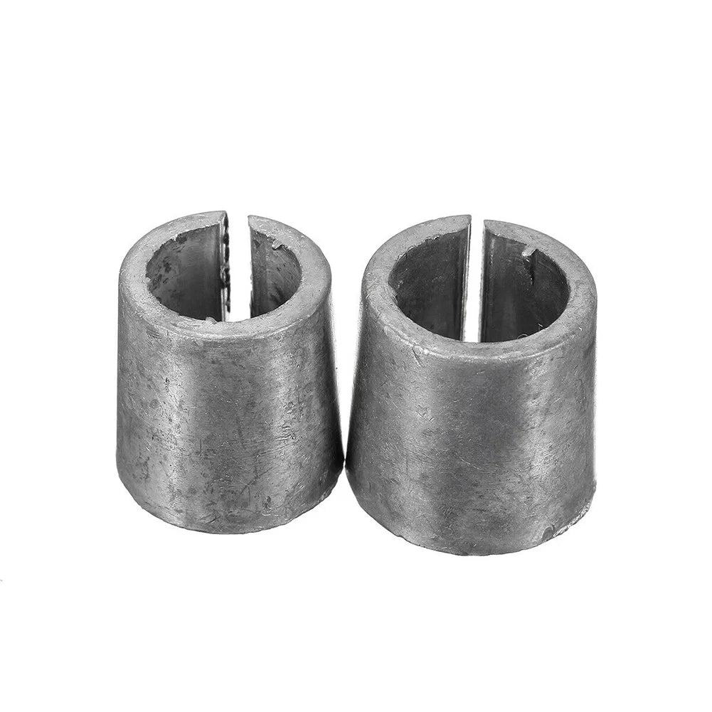 2 Pcs Car Battery Post Adaptors Sleeves Car Battery Terminal Converters Post Adaptors Sleeves Positive Negative Repair Shim