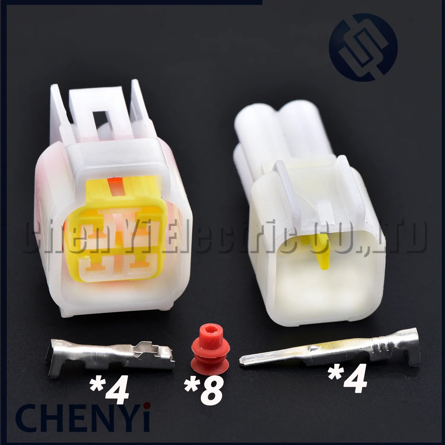 5 sets 4 Pin Waterproof Automotive Wire Connector Socket Throttle Speed Regulation Switch Plug FW-C-4M-B FW-C-4F-B For Furukawa