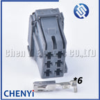 6 Pin male female Heavy duty car ABS EBS wire harness plug connector 8-968970-2 1-965640-3 1-965641-1 8-968970-1 With Pins