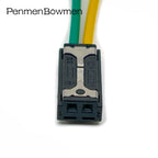 1 Set 2 Pin Auto High Pitched Speaker Ambient Brake Light Microphone Plug Connector Wire Harness With Cable 4B0972623 8E0972763