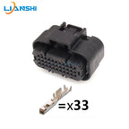DJ7332Y-0.6-21 waterproof 33-hole ECU connector 1554461-2 car male and female plug 1554461-1