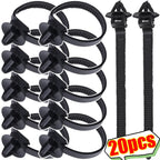 20/10Pcs Nylon Car Tie Wrap Cable Fixed Fasteners Clips Car Cable Fastening Strap Wire Band Tie Wrap Zip Tie Auto Fastener 9.5cm