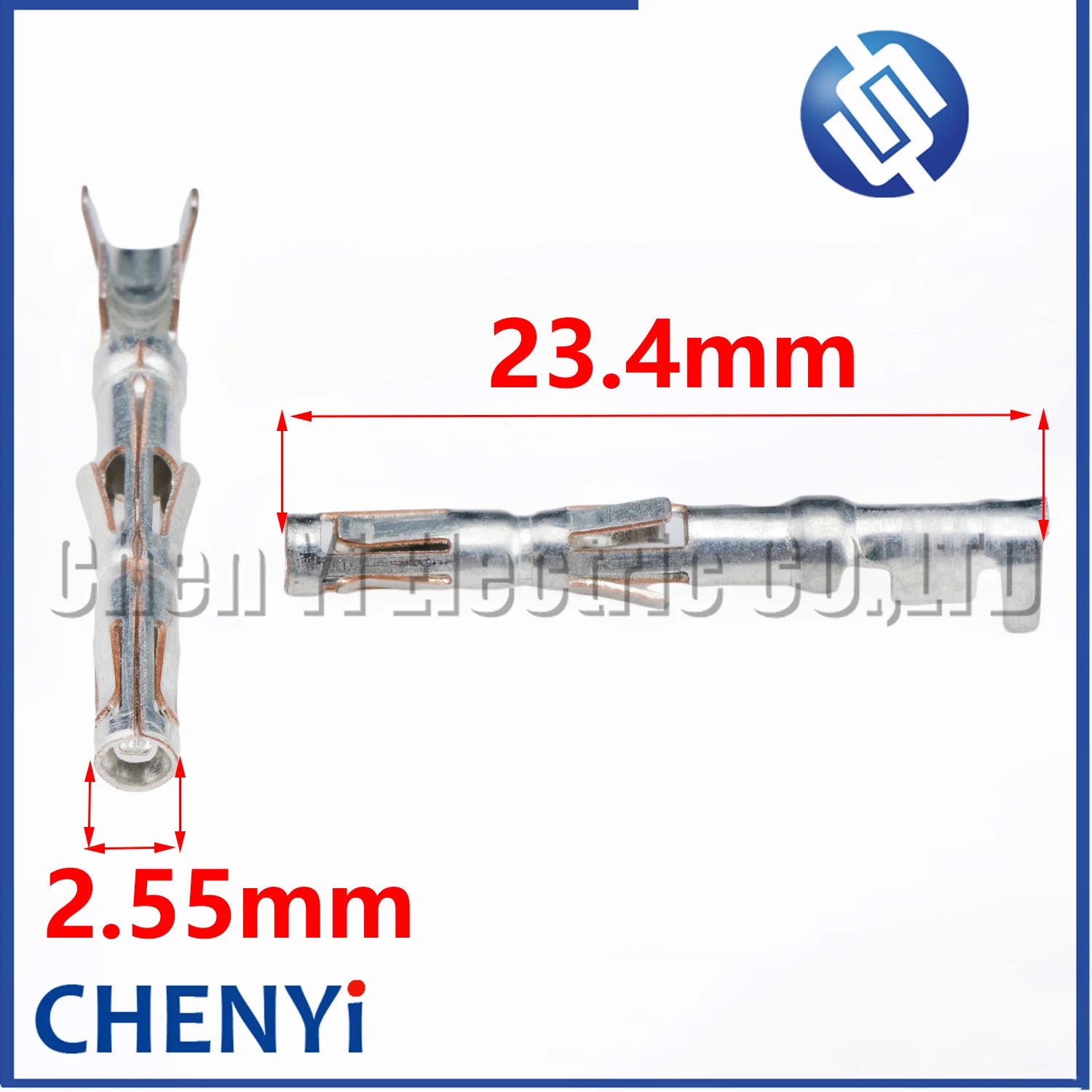 20 Pcs male or female 1.5 series Brass tinned terminal Splice loose Pins 132000-003 132000-002 For CTB Type Connectors