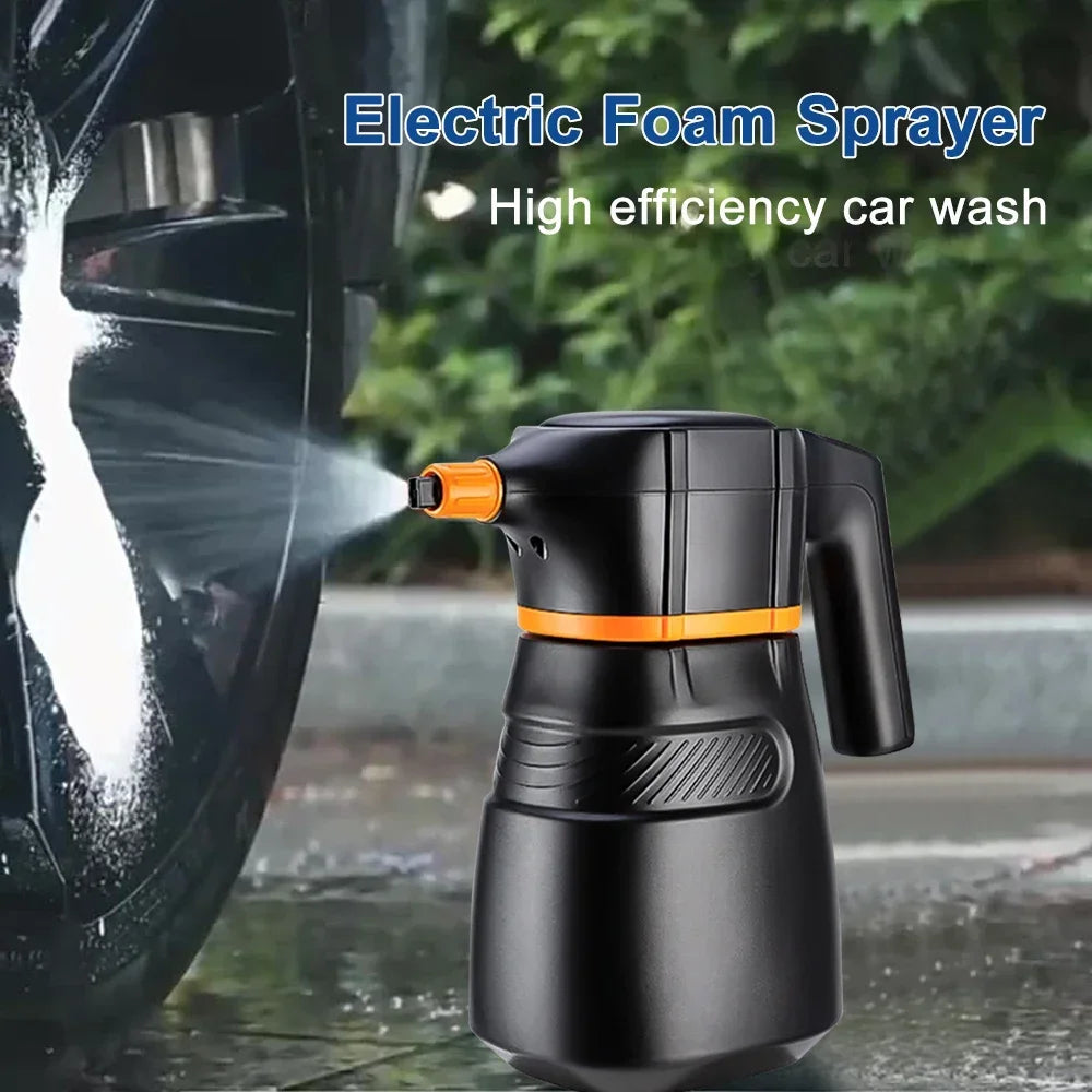 Electric Foam Sprayer Car Wash Clean Detailing Snow Cannon High Pressure Water Gun Rechargeable For Car Wash Foam Can Amagi
