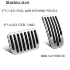 For Tesla Model 3/Y Aluminum Pedal Cover 2 Pack Accessories 2019-2024 Foot Pedal Pads Anti-Slip Performance Accelerator amagi