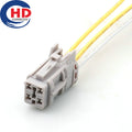 4 pin Waterproof 2mm electronic fuel pump assembly electric plug Wiring Harness Housing connector 7123-7444