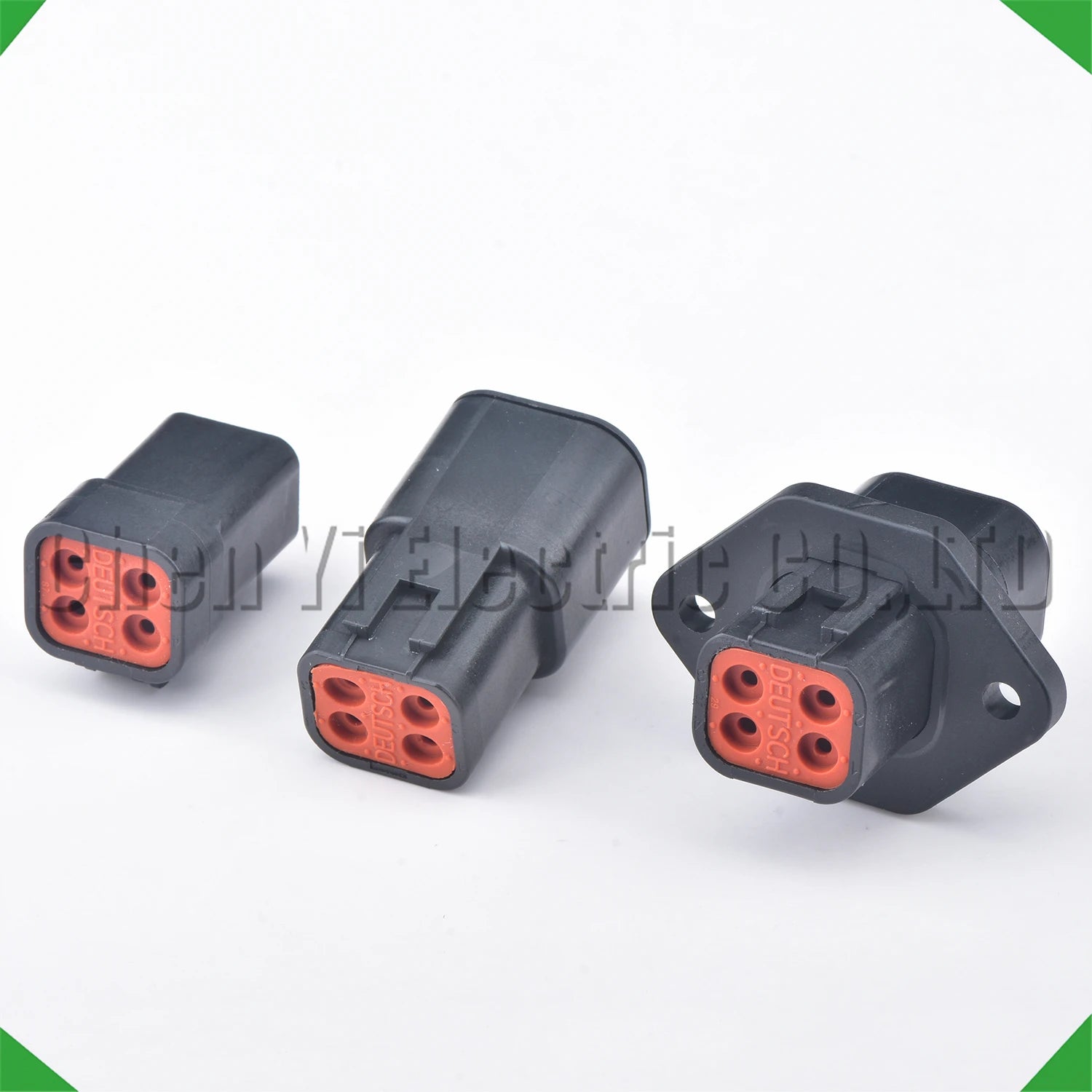 4-Pin Wire Harness Harness Automotive Waterproof Connector harness Black DTP06-4S DTP04-4P