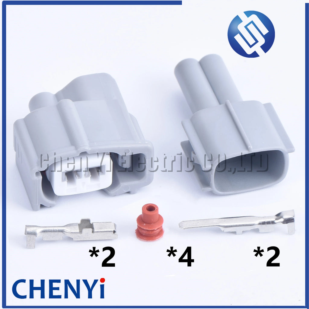 5 sets 2 Pin way Fuel Injector plug auto Female or male wire connector 6189-0611 90980-11875 For Toyota Honda corolla