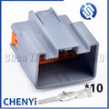 10 Pin Auto connector Car amplifier instrument multimedia audio CD player plug 7282-6457-40 7283-6457-40 For Ford Land Rover