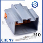 10 Pin Auto connector Car amplifier instrument multimedia audio CD player plug 7282-6457-40 7283-6457-40 For Ford Land Rover