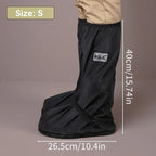 Reusable Motorcycle Scooter Dirt Bike Rain Shoes Cover Non-Slip Boot Covers Unisex Bicycle Shoes Protectors For Rainy Snowy Day