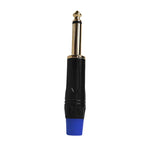 4/10/20PCS 6.3mm Mono Plug to Gold RCA Connector, Coaxial AV Audio Video Solder Adapter for Speaker, Amplifier, Mixer,PC DIY Use