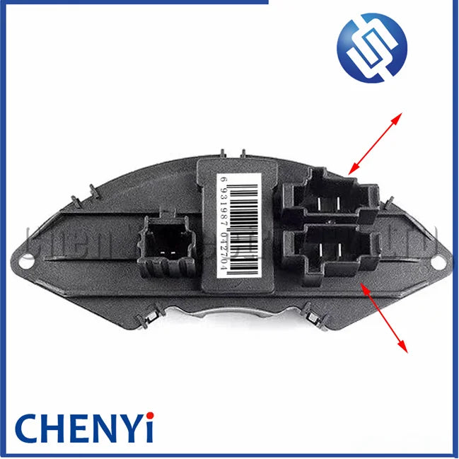 2 Pin Auto Air conditioning heating speed control module connector Blower resistor harness plug For Peugeot Citroen C4 Picasso