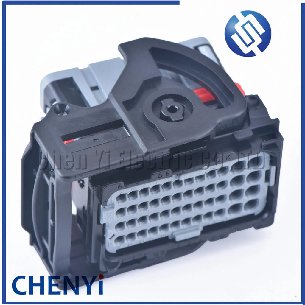 Gray 48 Pin way Sealed Hybrid Modular Wiring Plug Left Wire Output Black Connector Socket 64320-1318