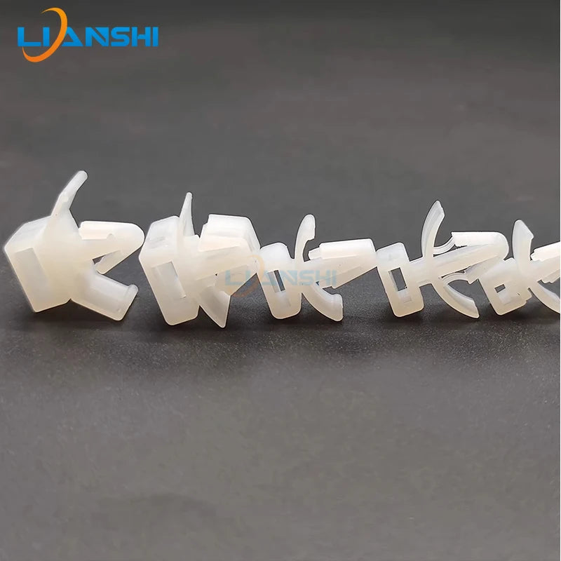 100pcs CCM series pin-type cable tie fixing seats, aircraft head isolation cable tie fasteners for cable organization and