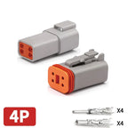 Deutsch DT/DTM/DTP/DTF Series Waterproof Connector 2-12Pin | Flange Mount for Automotive & Industrial Wiring Harness
