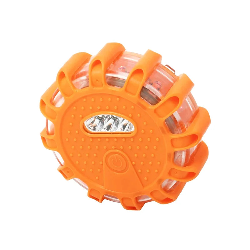 1Pc Magnetic LED Strobe Warning Light Car Emergency Road Rescue Safety Flashing Lights Roadside Auto Signal Lamp Accessory