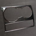 For Audi A4 B8 A5 2009 2010 2011 2012 2013 2014 2015 Carbon Fiber Center Console Water Cup Holder Cover Trim Accessories Tools
