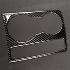 For Audi A4 B8 A5 2009 2010 2011 2012 2013 2014 2015 Carbon Fiber Center Console Water Cup Holder Cover Trim Accessories Tools