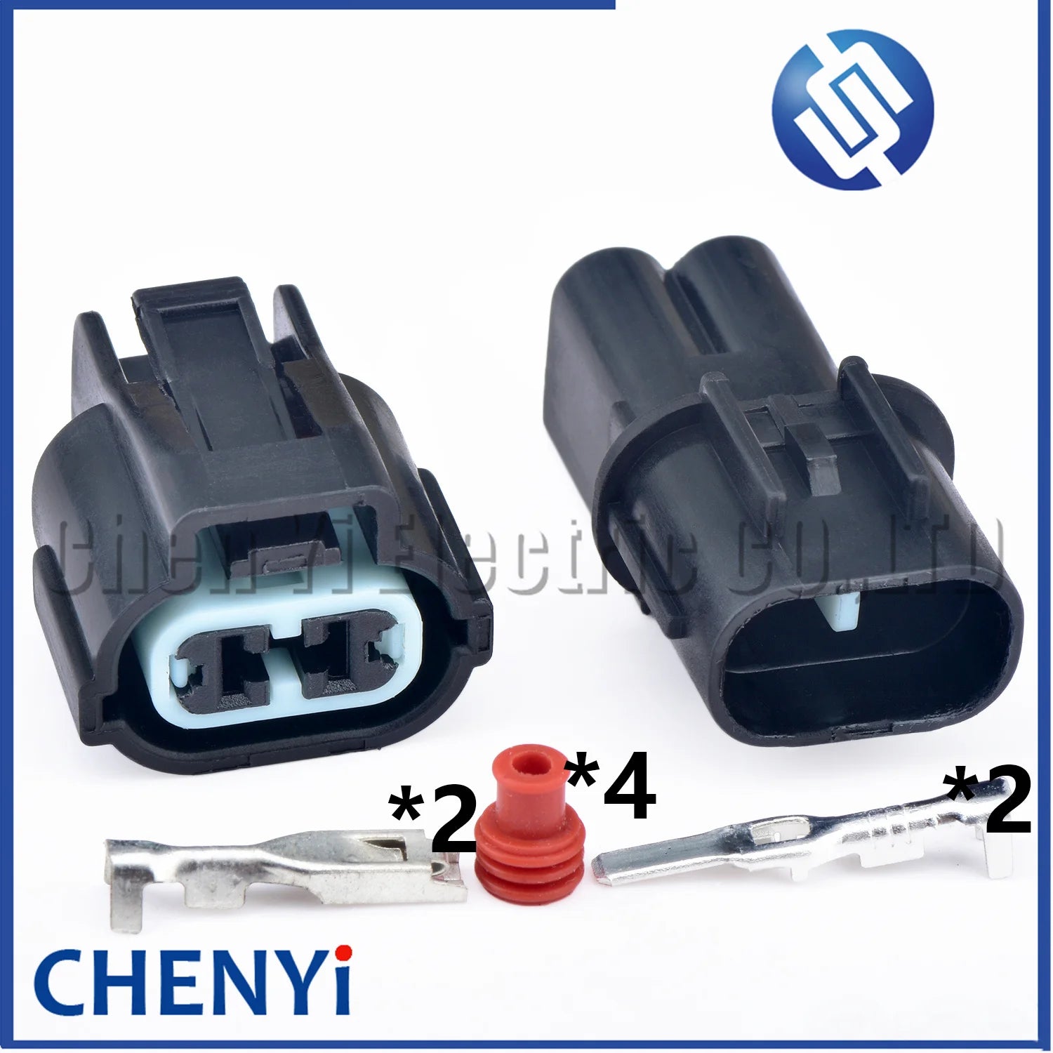 2 Pin Auto waterproof Fan connector Window regulator switch plug PB045-02027 PB041-02020 With pins For HYUNDAI KIA JMC