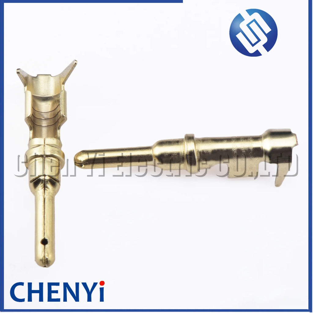 20 Pcs Deutsch DTP 2.3mm Series Pin Contact 1062-12-0144 1060-12-0144 brass Gold plating 14-12 AWG Wire Size Crimp Terminals