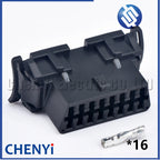 16 Pin female Automotive connectors OBDII socket housing Wire harness plug 1121501615DA001 51115-1601 With pins