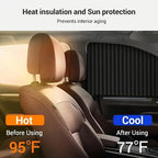4PCS Magnetic Car Sunshade Window Curtain Auto Window Sun Shade Privacy Sun UV Protection Window Car Interior Accessories Amagi