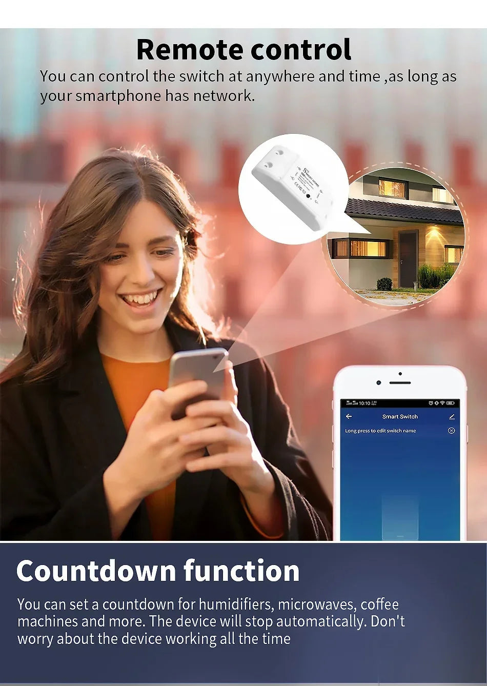Tuya WiFi Smart Switch Module 1-5PCS - Alexa/Google Home Compatible LED Controller with Smart Life App for Remote Light Control