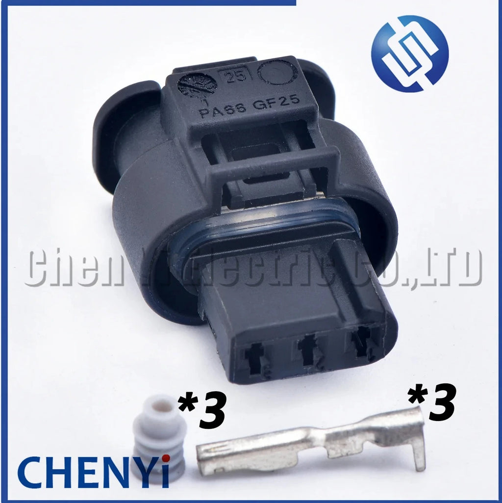 3 Pin Automobile waterproof connector parking sensor Cable Harness Plug 3C0973203 872-858-541 3C0 973 203