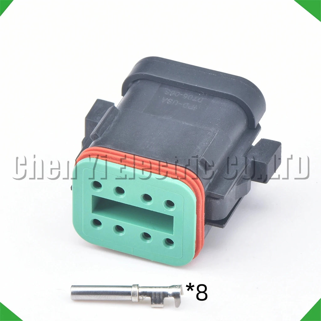 8 Pin Automotive Connectors Wire harness Plug For Deutsch DT06-8S DT04-8P DT06-8S-E005 ...