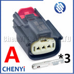 3 Pin Auto waterproof connector Car steering gear power pump harness plug 33471-0307 33471-3307 33471-0306 33471-0340 For Ford