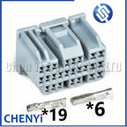 16/25/31/32/104 Pin Control Unit Controller connector ECU plug 179678-6 179681-6 179680-5 179686-6 179679-6 For Honda Hitachi
