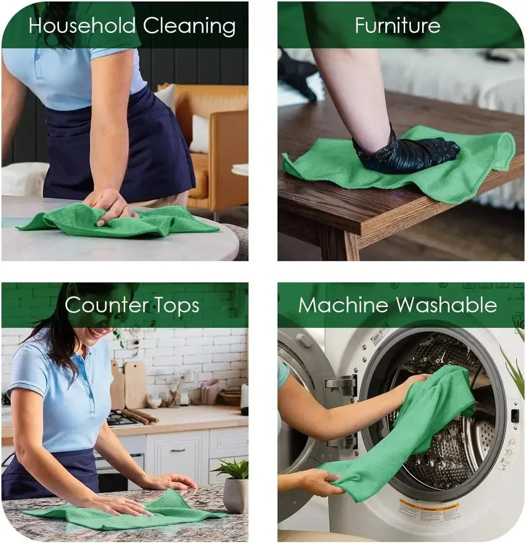 10pcs Car Detailing Car Wash Microfiber Towel Cleaning Cloths Professional Cleaning Drying Auto Washing Cloth Micro Fiber Amagi