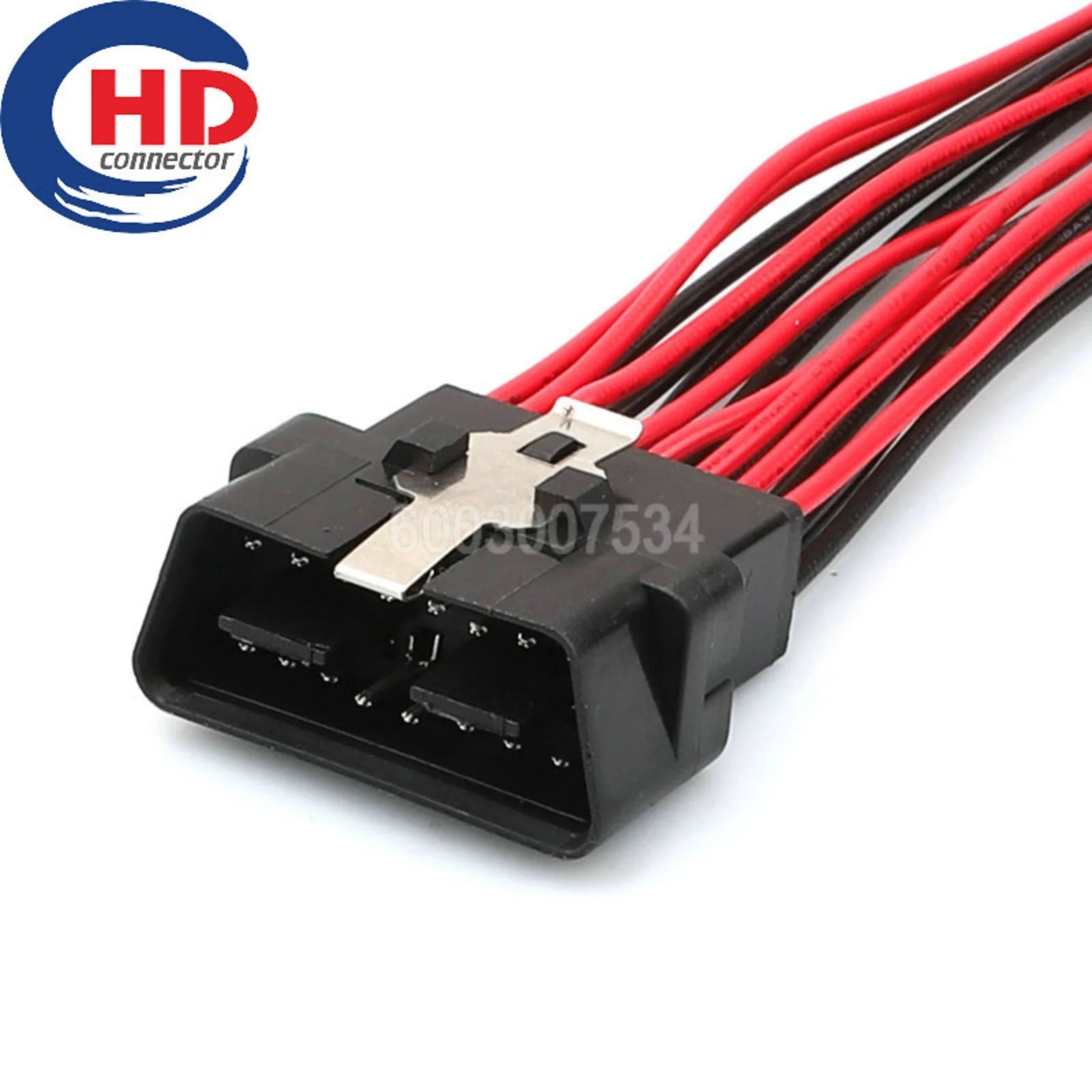 16 Pin Connector Unsealed Male Connector Cable Plug Motorcycle Electrical Harnesses Wiring Harness 12110252