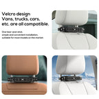 Portable Car Seat Fan with USB Power Adjustable 3-Speed Turbine Headrest and Backrest Cooling Fan Leafless Design Amagi