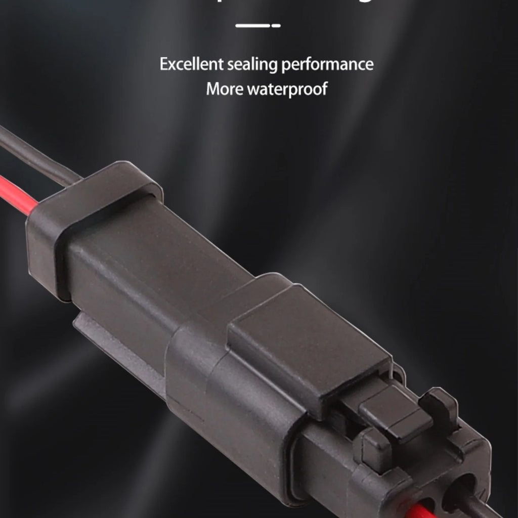 2-PIN Connector Waterproof 1.6mm Series Male Female Connectors Wiring Harness DT04-2P-E005 DT06-2S-E004