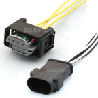 6 Pin Connector Waterproof 0.6mm Male Female Connectors Motorcycle Electrical Harnesses Wiring Harness For Benz 2-967616-1