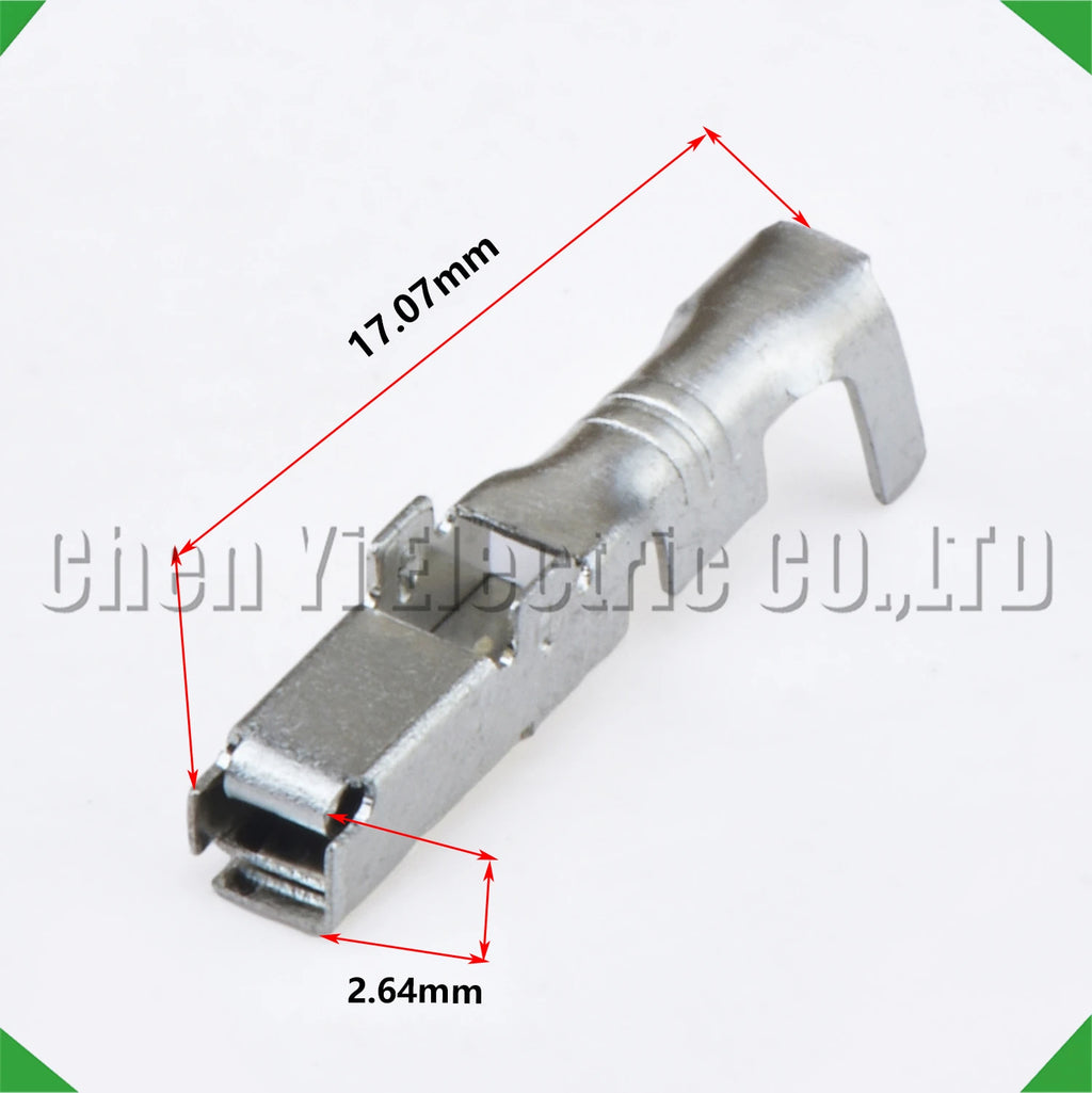 50 Pcs 2.2 mm Male or Female wire Crimp Pins For 8100-0457 8100-0460 Sheath Automotive ...