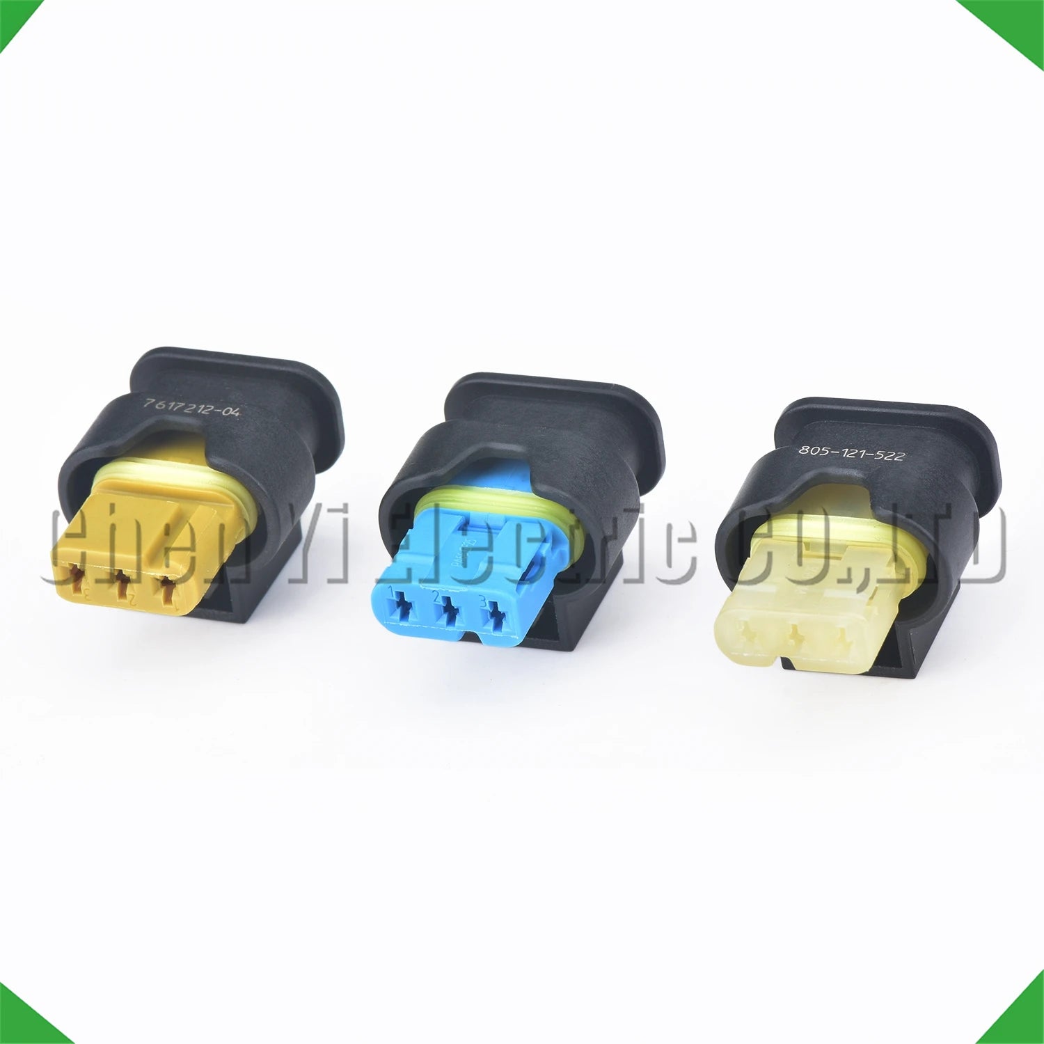 3 Pin Auto Connector reversing radar camshaft sensor Plug 805-121-522 805-121-523 805-1...